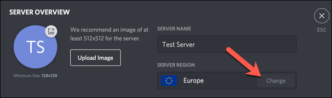 Change Discord Server Region, Audio Subsystem and Quality of Service (QoS) Settings image 2
