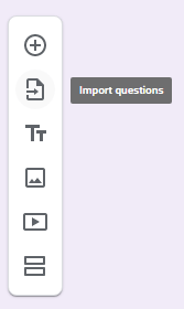 Adding a Question or Element image