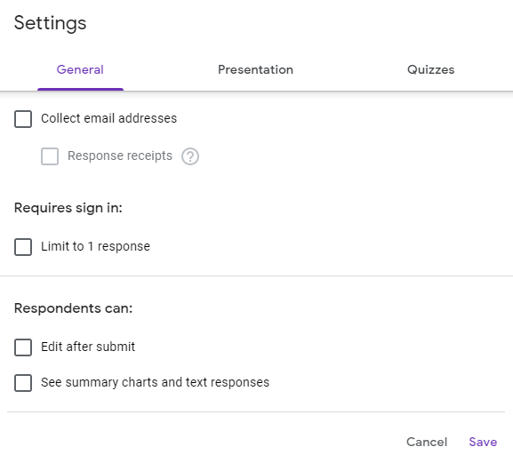 Check Settings for More Options image
