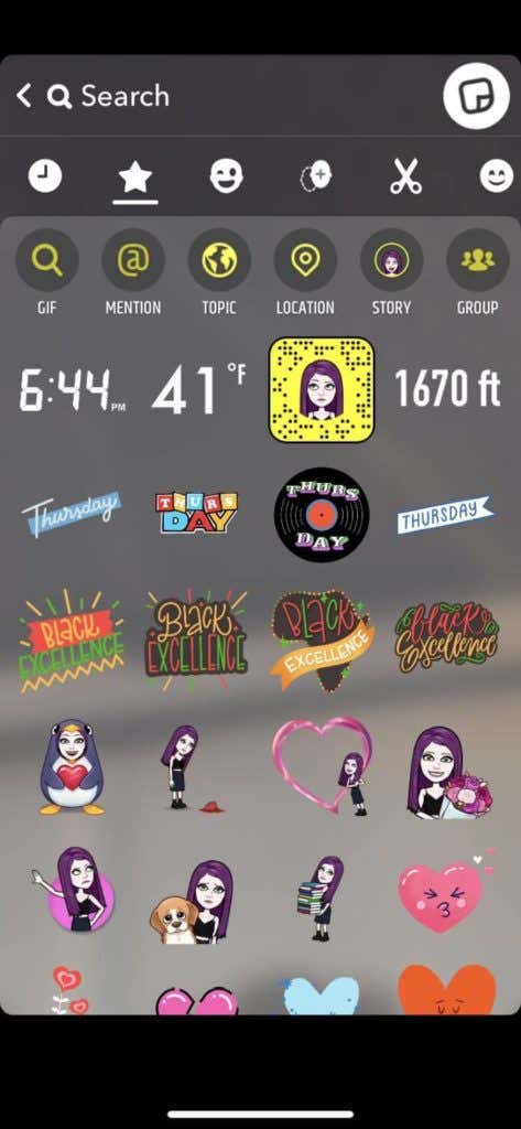 Types of Snapchat Stickers&nbsp; image