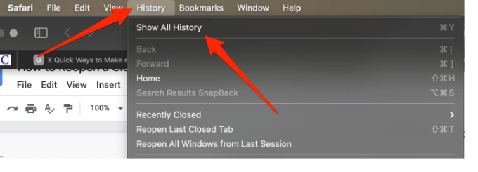How to Reopen Closed Browser Tabs in Chrome, Safari, Edge and Firefox Browsers image 11
