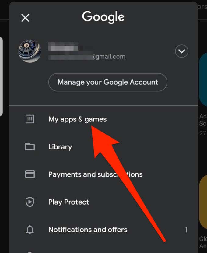 How do you check app history?