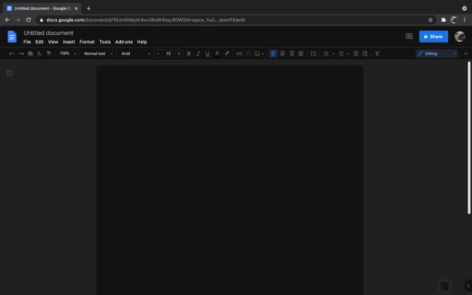 How to Use Google Docs in Dark Mode - 87