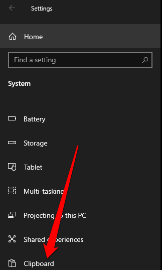 如何在Windows 10中查看和清除剪贴板历史记录?