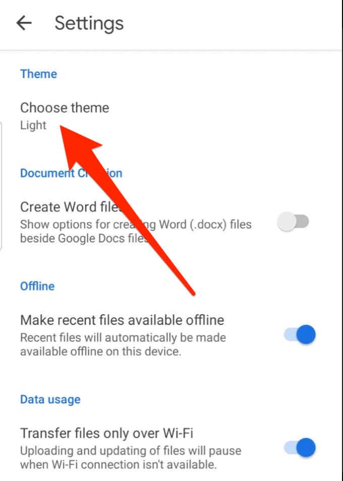 How to Use Google Docs in Dark Mode - 50