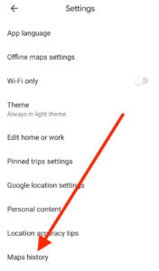 How to View Your Google Maps Search History