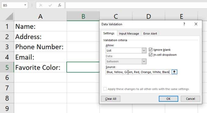 Create a Drop Down List in Excel: Simple Method image 4