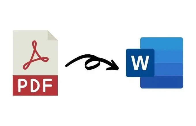 Convert pdf to word