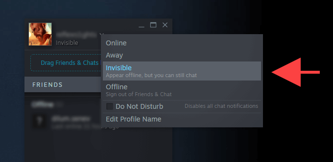 Is there any way to hide your Steam status from others? - Arqade