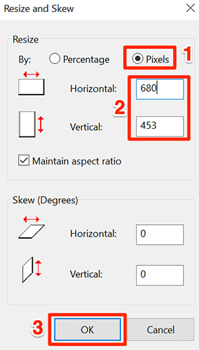 How To Reduce Image File Size With Paint - Youtube