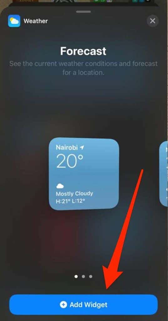 How to Add Widgets on iPhone image 2