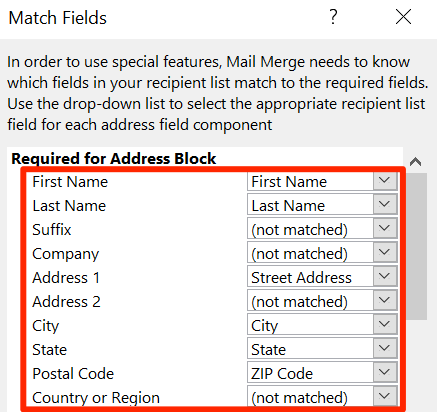 How can i create labels from an excel spreadsheet