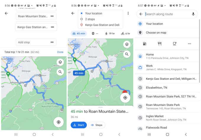 How to Use Multiple Stops in Google Maps - 48