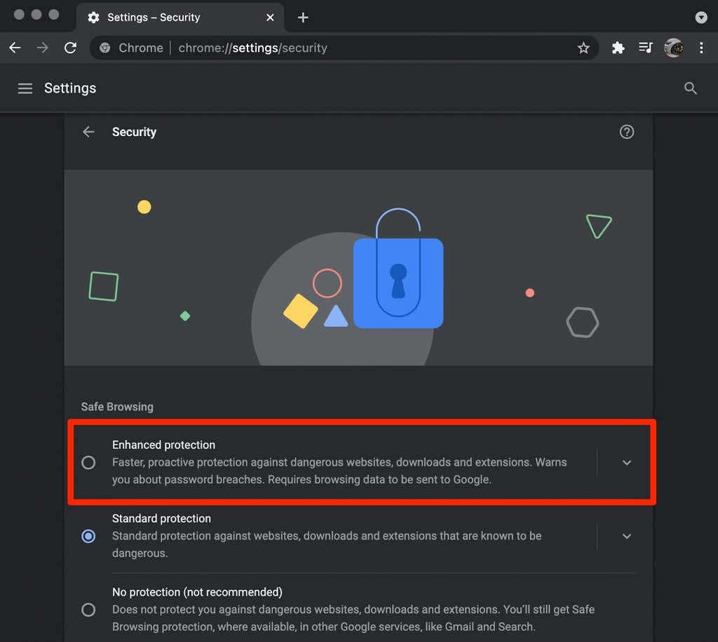 Improve your Google Chrome security (it's not secure by default) 7 cybersecurity