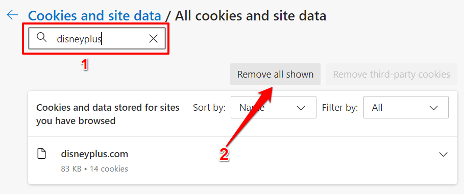 Clear Disney Plus Site Data image 12