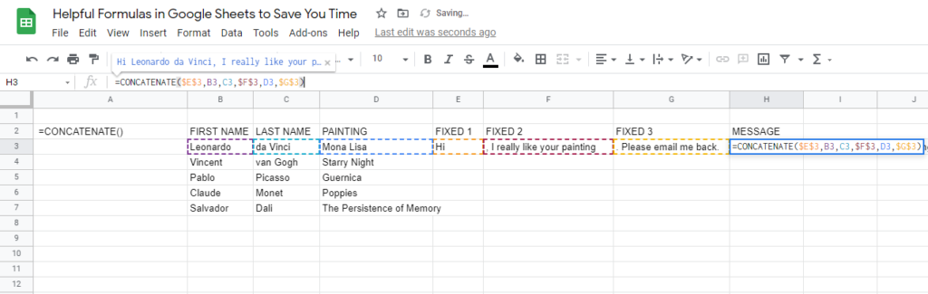 10 Helpful Formulas in Google Sheets to Save You Time image 8