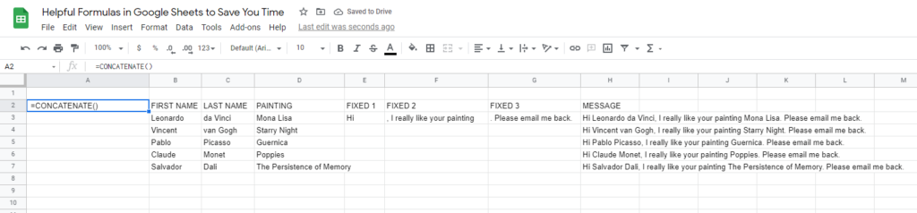 10 Helpful Formulas in Google Sheets to Save You Time image 9