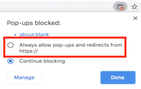 temporarily allow pop ups for site in chrome mac temporarily allow pop ups for site in chrome mac