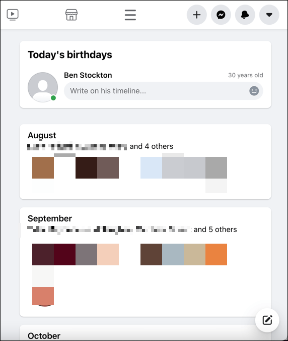 How to Find Birthdays on Facebook - 88
