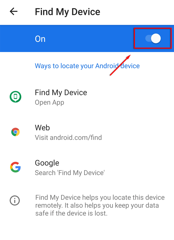 Google Find My Device image 2