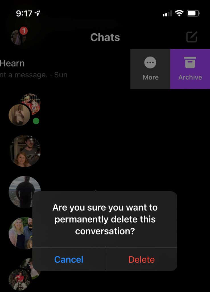 How to Delete a Facebook Conversation on Mobile image 4