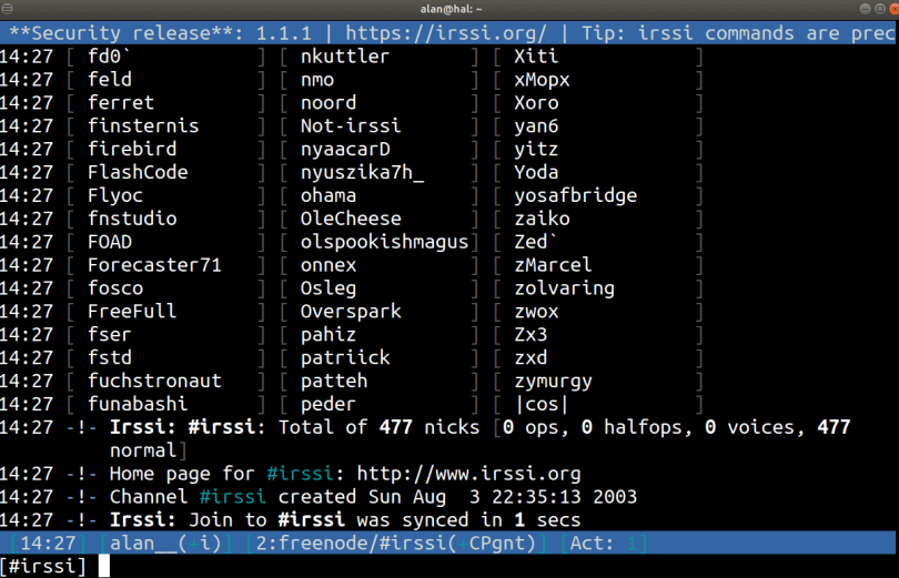 11-irssi - Online Tech Tips IRC Clients for Linux image 2