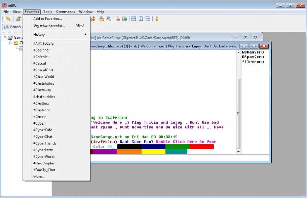 2-mirc - Online Tech Tips IRC Clients for Windows image