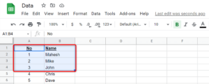 How to Set the Print Area in Google Sheets