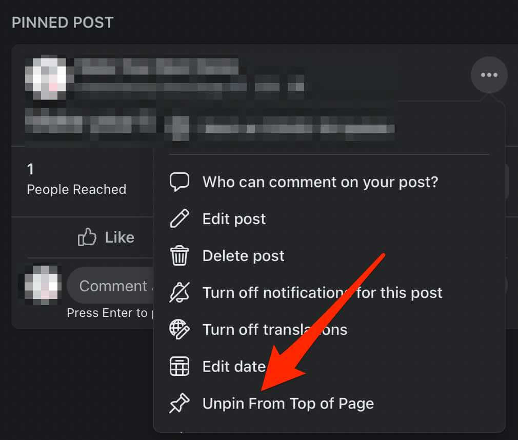 How to Pin a Post on Facebook