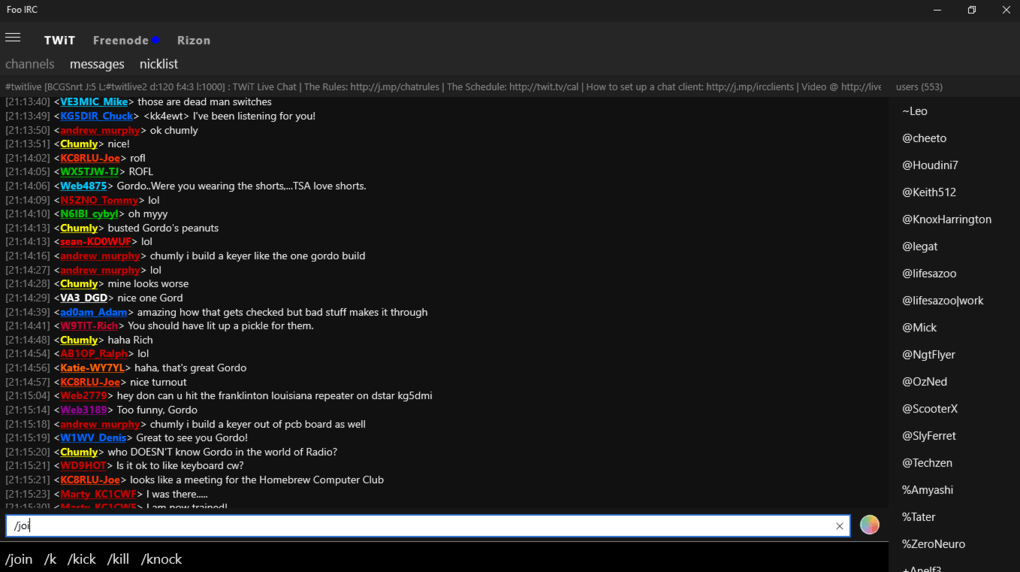 4-fooirc - Online Tech Tips IRC Clients for Windows image 3