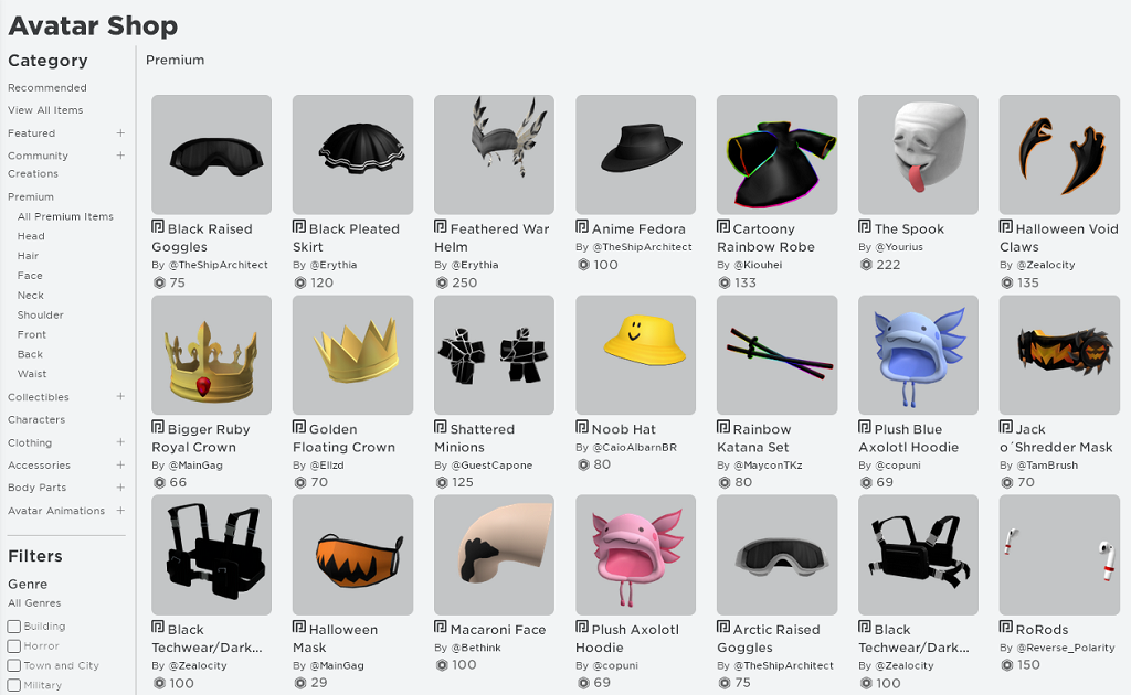 New premium page, only able to purchase 450 robux tier - Mobile