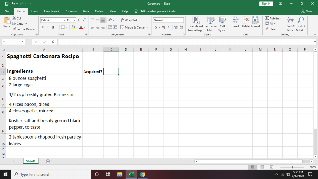 How to Create a Checklist in Excel image
