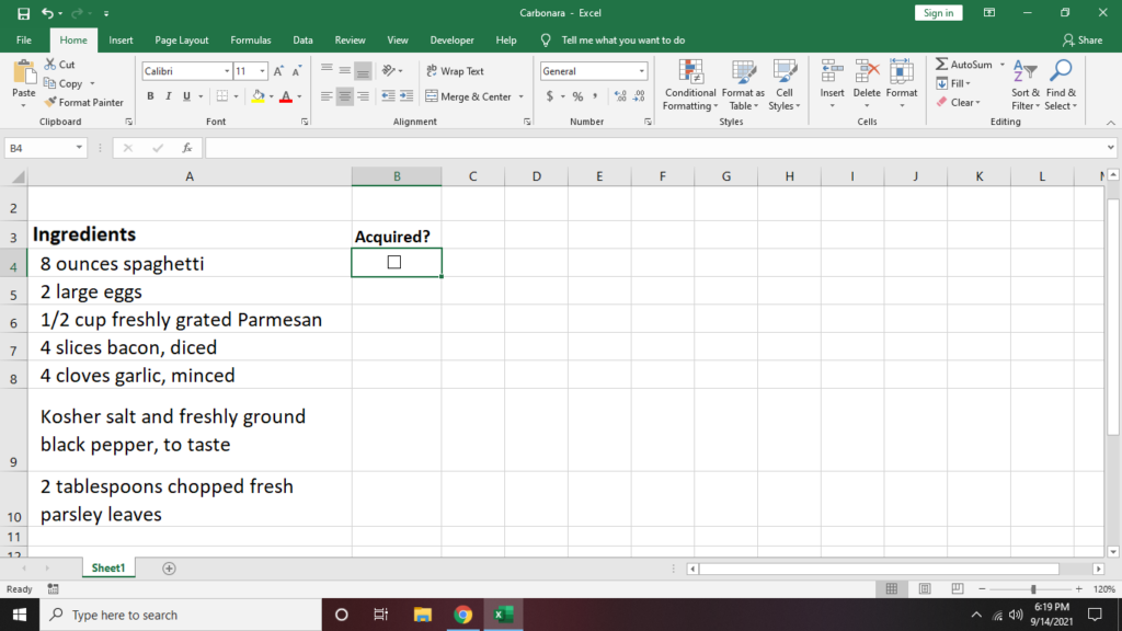 How to Use Checkboxes in Excel image 6