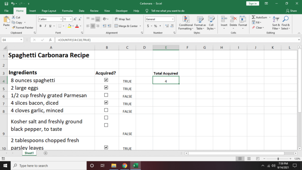 How to Link Cells in an Excel Checklist image 7