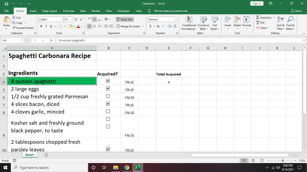 Modify Your Excel Checklist Using Conditional Formatting&nbsp; image 3