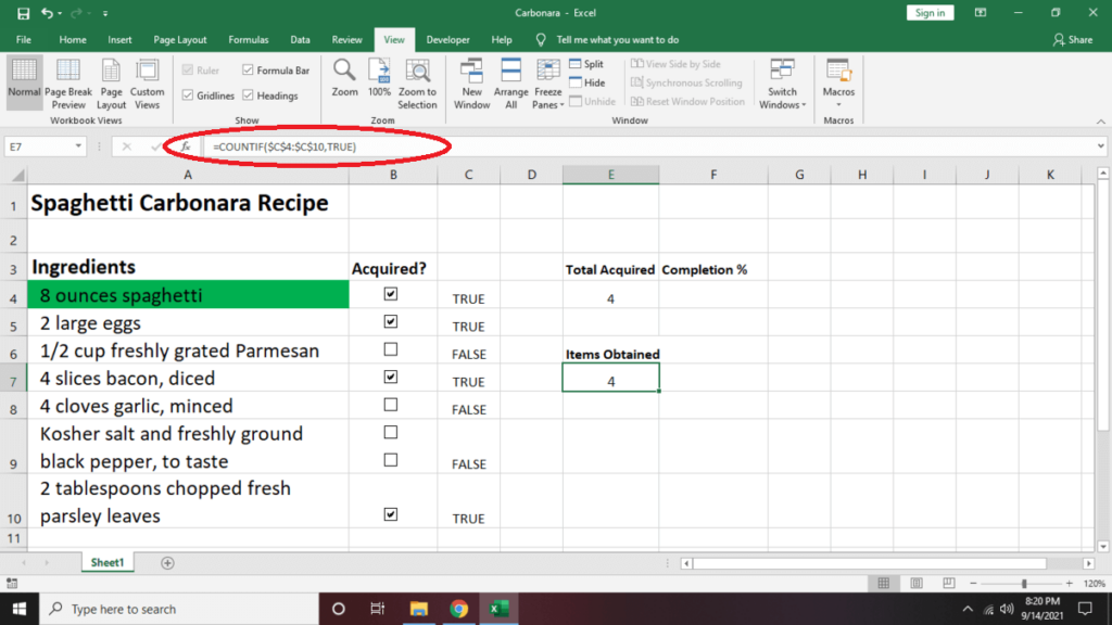 How to Make an Interactive Excel Checklist image