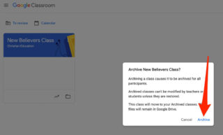 How To Archive or Delete a Google Classroom