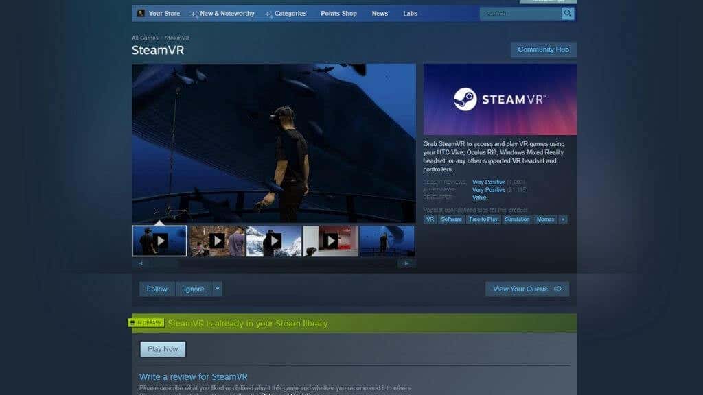 To Play SteamVR Games Meta Quest 2