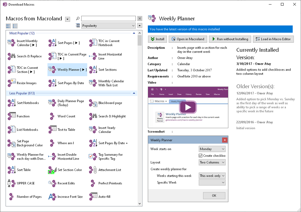 onenote notebook templates