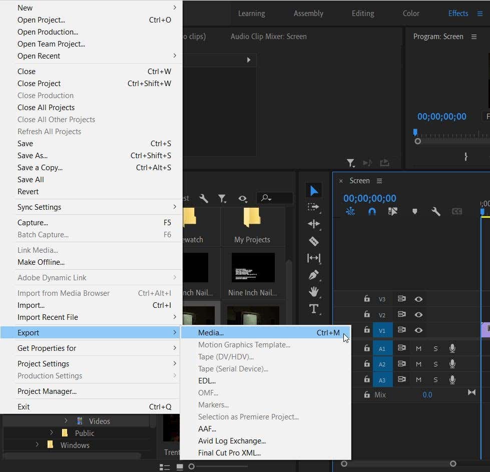 How To Use Adobe Media Encoder to Export Adobe Premiere Projects - 99
