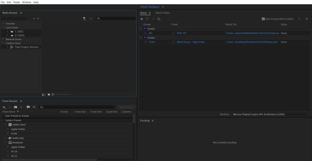 How To Use Adobe Media Encoder to Export Adobe Premiere Projects - 22