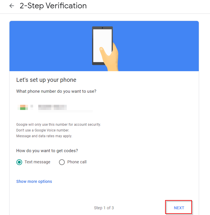 Use Two-Step Verification image 3