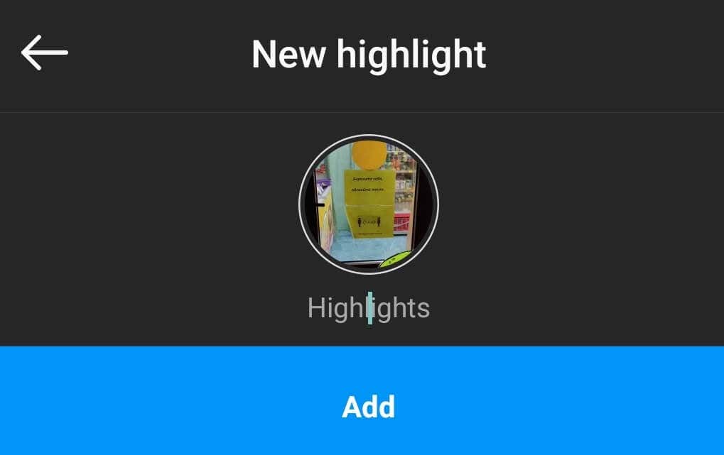 06 add new highlight