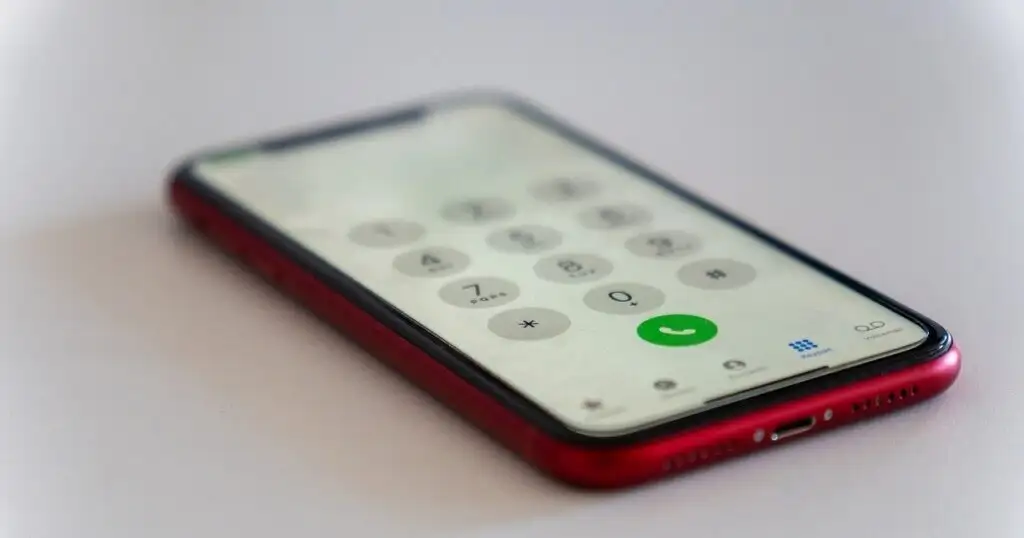 a mobile phone sitting on a table