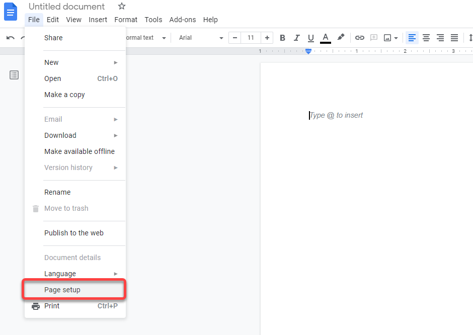 How to Delete a Page in Google Docs - 81