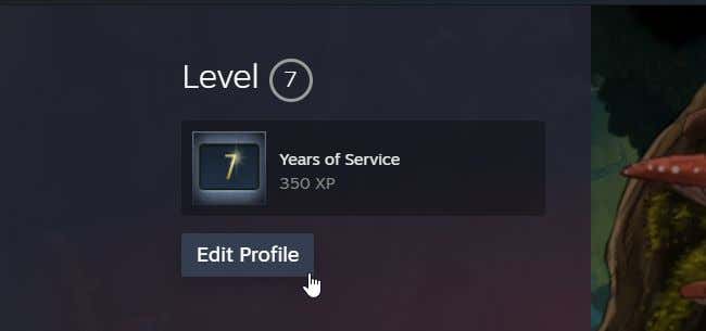 How to change Steam profile background