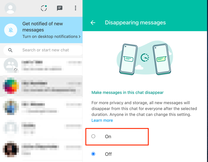 What Are Disappearing Messages on WhatsApp and How to Enable It - 55