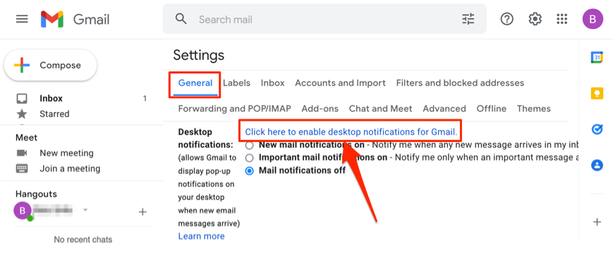 Check Gmail Notification Settings image 8