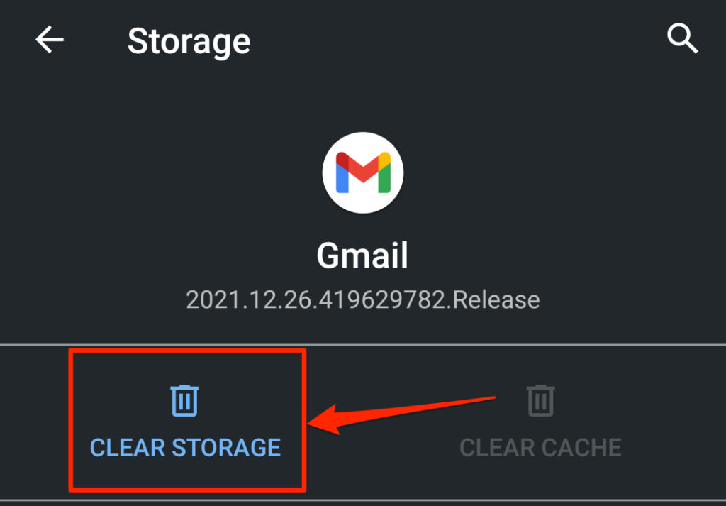Clear Gmail Cache &amp; App Data image 2
