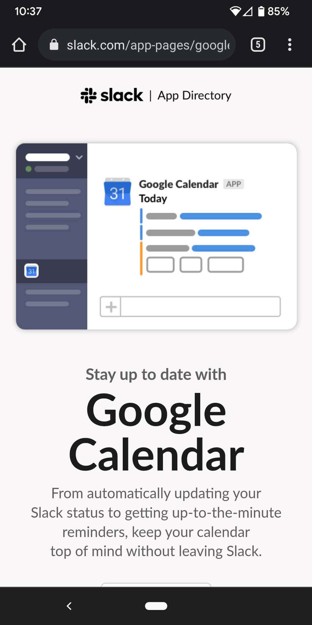 How to Sync Slack with Google Calendar